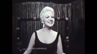 MISS PEGGY LEE on live television 1957 Lullaby Of Broadway &amp; Blues In The Night TV Special
