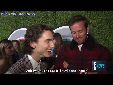[vietsub] 171112 GQ Men of the Year Party - Armie thích trêu Timmy