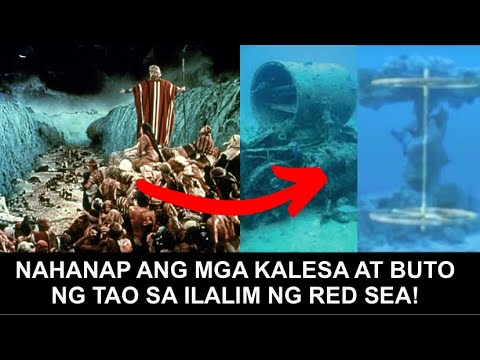 ANG PATUNAY NA TOTOO ANG PAGHATI NI MOSES NG DAGAT! | NAKITA ANG MGA KALESA SA RED SEA!