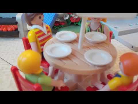 Petit séjour à la maison de vacance/playmobils