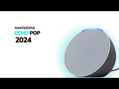 A MELHOR [Echo Pop] Smart speaker compacto com som envolvente e Alexa:👌❤️
