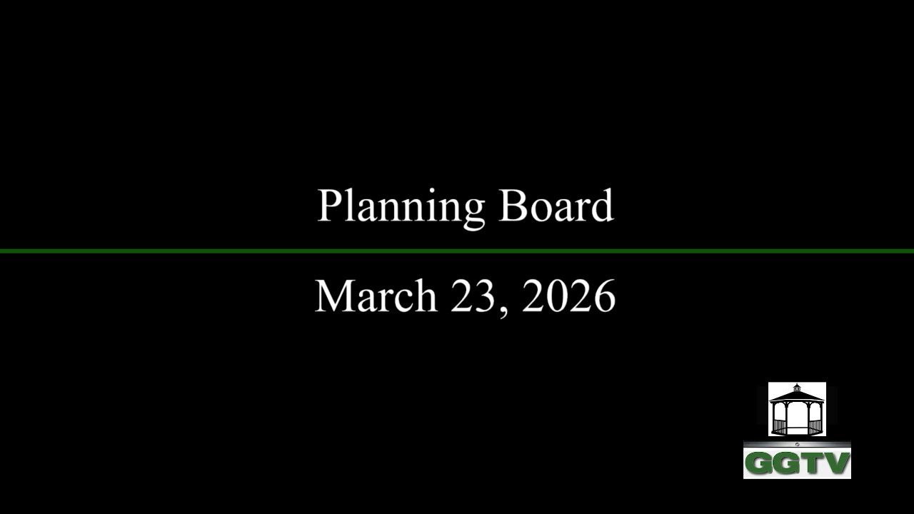 From the Planning Board