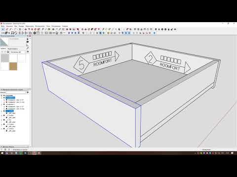 Присадка крепежей в SketchUp с помощью плагина ABF solutions