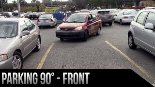 Parking 90 degrees - Front