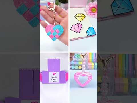 4 DIY fáciles 💕 Manualidades con papel / Ideas para regalar #diy #manualidades #ideas #regalos