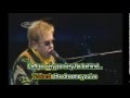 Elton John -  Skyline Pigeon -  Karaoke