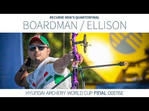 Ernesto Boardman v Brady Ellison – Recurve Men’s Quarterfinal | Odense 2016