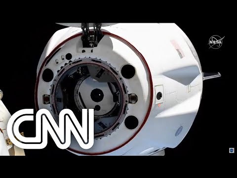 Nave é realocada na Estação Espacial Internacional | NOVO DIA