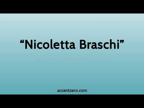 Pronounce "Nicoletta Braschi" - South Korean accent vs. native U.S.