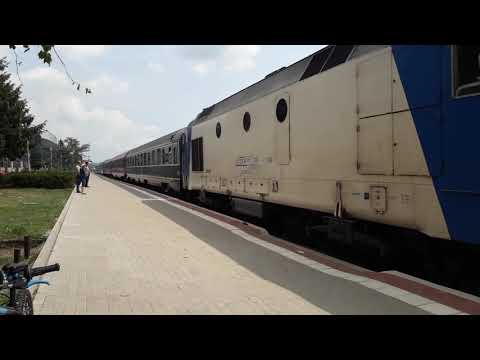 IR 1944 Satu Mare- Mangalia pleaca din Gara Baia Mare.