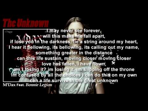 M'Dax Feat. Bonnie Legion - The Unknown (Original Vocal Mix) (Lyrics)