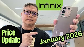 INFINIX Price List Update January 2026 Note 50 Zero Flip GT30 Hot 60