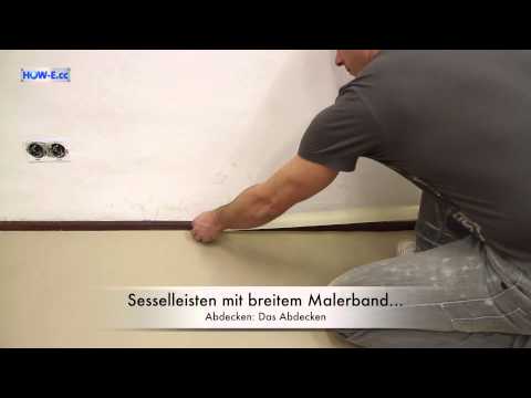 Richtig Abdecken und Abkleben vor dem Ausmalen: Das Material so geht's