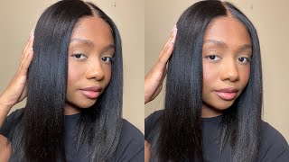 Most Nastytsl YAKI Straight Bob Pre-Cut Lace Wig | Wear & Go Wig Install | Ft UNice Hair