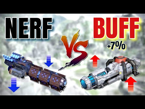 [WR] Nucleon (nerfed) VS Redeemer (buffed) - Damage Comparison | War Robots Test Server