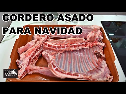 Cordero de leche al horno para Navidad - Javier romero
