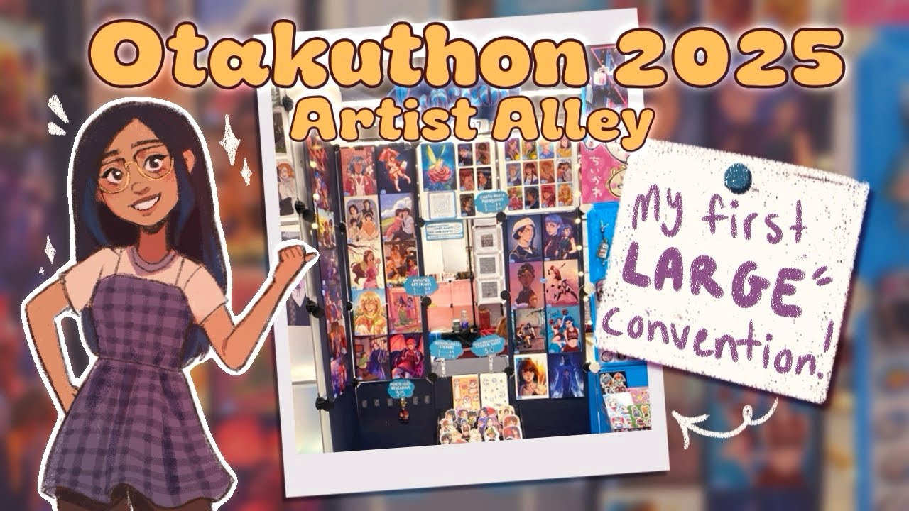 Otakuthon 2025 was the first large convention I vended at…✌︎('3')✌︎ | Artist Alley Diaries ★彡