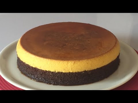 KODRIT KADIR la TORTA MAGICA al creme caramel /CARAMEL PUDDING with CHOCOLATE CAKE