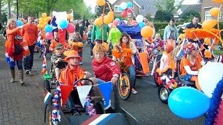 preview picture of video 'King's Day Kid's Parade on 26 April 2014, Willem-Alexander's birthday in Holland'