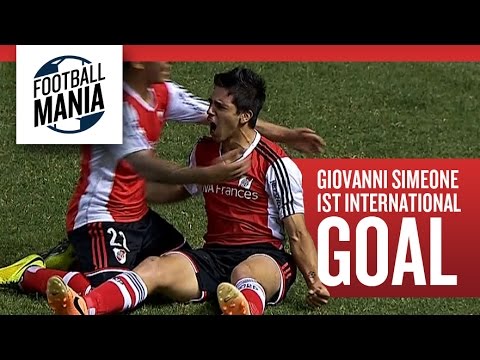 Giovanni  "El Cholo" Simeone´s 1st International Goal - River Plate (ARG)