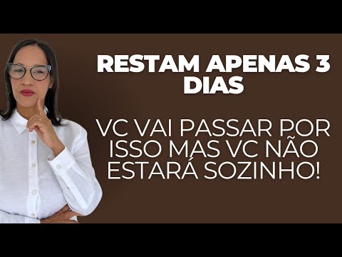 AO VIVO: Escute o que Deus te diz hoje: Segunda-feira vc passará por isso!