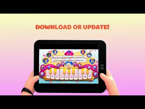 Pink Real Piano Princess Piano Video