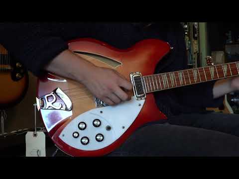 2000 Rickenbacker 360 Fireglo Finish Semi-Hollow Electric Guitar w/OHSC image 26