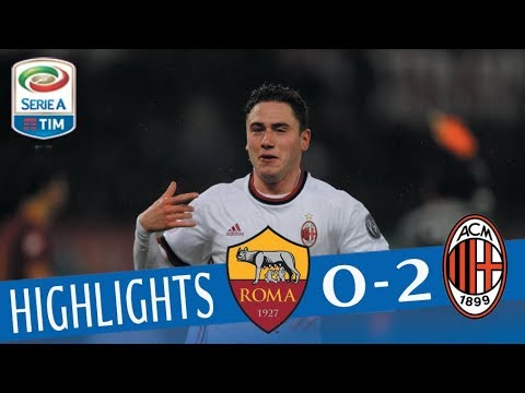 Roma - Milan 0-2 - Highlights - Giornata 26 - Serie A TIM 2017/18