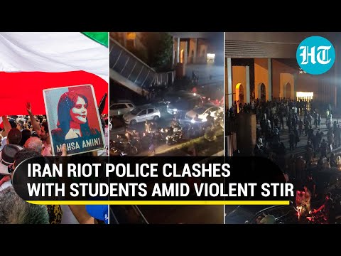 Iran Hijab Row: Riot police chase University students with pellet guns; Shots heard in viral videos