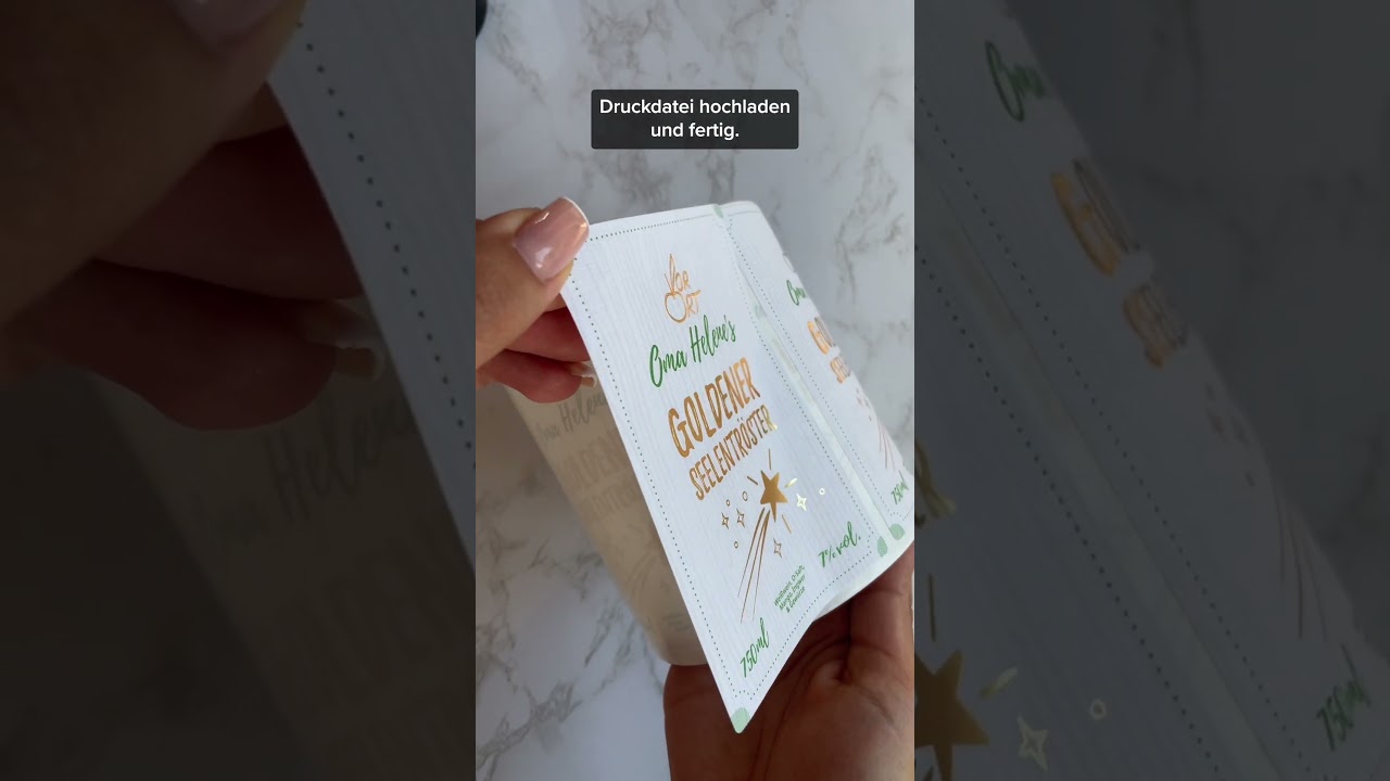 Video ansehen: Heißfolienprägung hochwertiger Etiketten im Detail