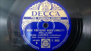 Elsie Carlisle - "Have You Ever Been Lonely?" (1933)