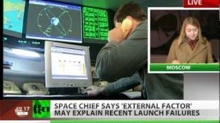 Space chief blames cosmic conspiracy for failures