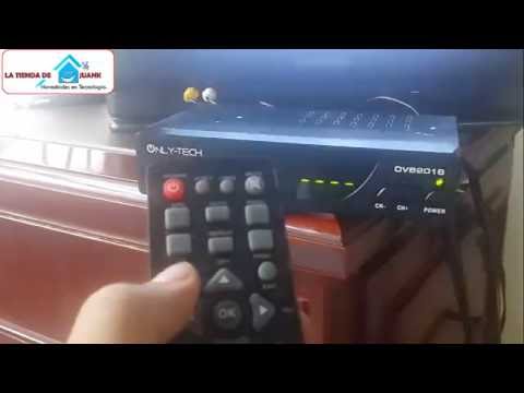 How to configure a DTT 2 digital terrestrial television decoder