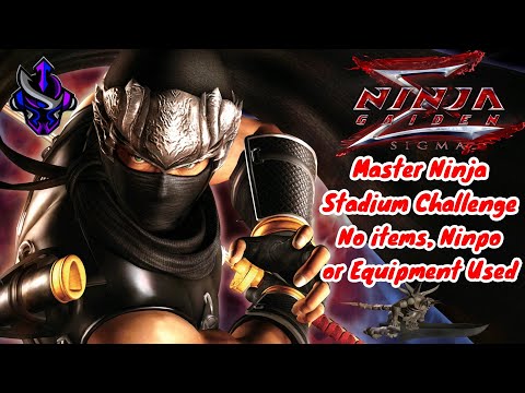 Ninja Gaiden Sigma MC - Master Ninja Stadium Challenge - No Items, No Ninpo and No Equipment Used.