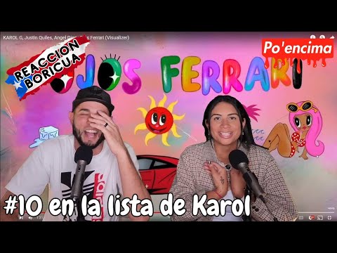 KAROL G, Justin Quiles, Angel Dior - Ojos Ferrari (Reacción)
