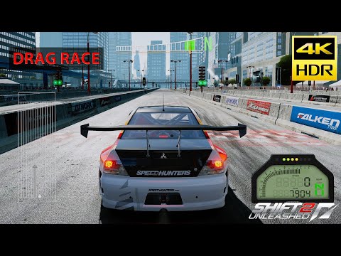NFS Shift 2 Uleashed - DRAG RACE - Mitsubishi Lancer Evolution IX MR edition Speedhunters