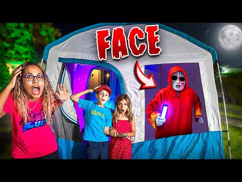 ACAMPAMOS COM OS NOSSOS FILHOS PELA PRIMEIRA VEZ E O FACE APARECEU!! - *DEU RUIM*