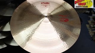 Video thumbnail for Paiste 2002 John 'JR' Robinson Swish Ride 24'' - The Drum Shop North Shore by Nate Morrison Drums