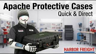 2800 Weatherproof Protective Case, Medium, Black