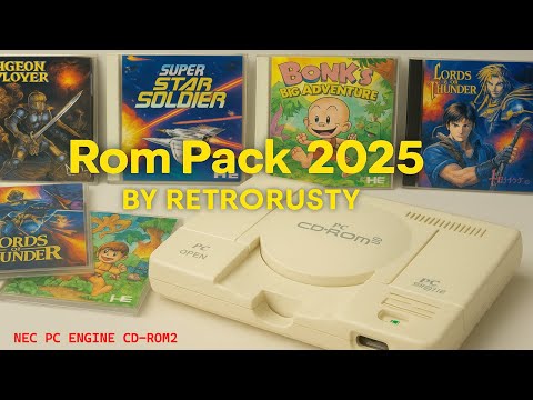 NEC PC-Engine CD-ROM2 Rom Pack 2025 (124 Games + Art) - Retrobat