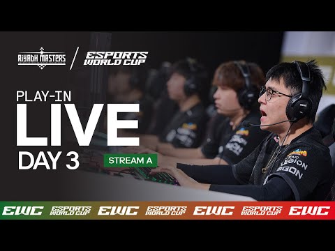 Dota 2 Riyadh Masters x EWC - Day 3 - Play-in | Stream A