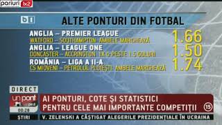 Alte ponturi: Completăm oferta de pariere cu 10 SUGESTII de NOTA 10 pe fotbal!
