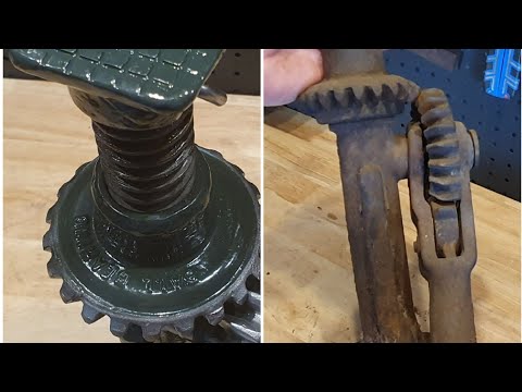 Old mechanical Jack, Restored like new with "Fantastic results"