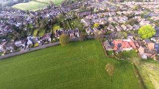 preview picture of video 'Sandbach Heath from the air - Manor Road'