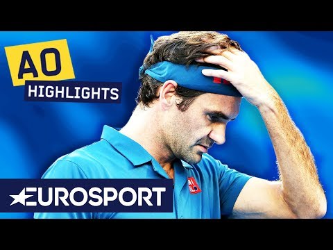 Roger Federer vs Stefanos Tsitsipas Highlights | Australian Open 2019 Round 4 | Eurosport