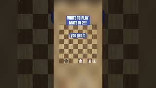 White to Mate in Two Comment if you get it #chess #checkmate #magnuscarlsen
