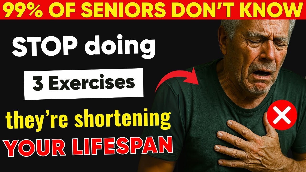 Over 60? 3 WORST Exercises Destroying Your Heart—Skip Them for Longevity | Senior Health Tips