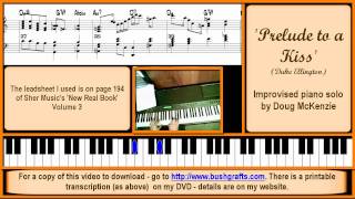 'Prelude To a Kiss' - solo jazz piano lesson