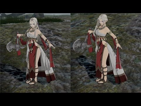 Fire Emblem Three Houses - All Female Dancer Class Outfits (Before and After Timeskip)