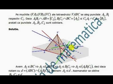 VIII-Geometrie-puncte, drepte, plane. Determinarea dreptei si planului - Aprofundare